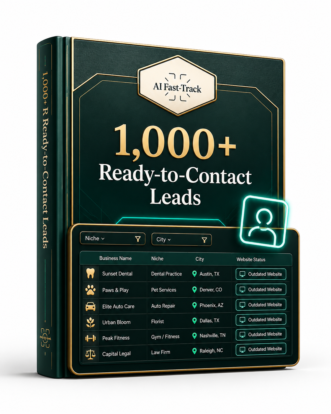 1,000+ ready-to-contact leads